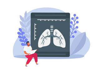 Poster - Radiogram Of Lungs Composition