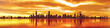Chicago sunset skyline