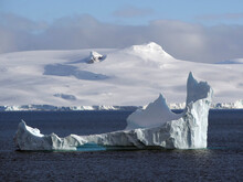 Sculpted Remnant Of An Iceberg In Antarctica