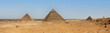 Great Pyramids of Giza, UNESCO World Heritage site, Egypt..