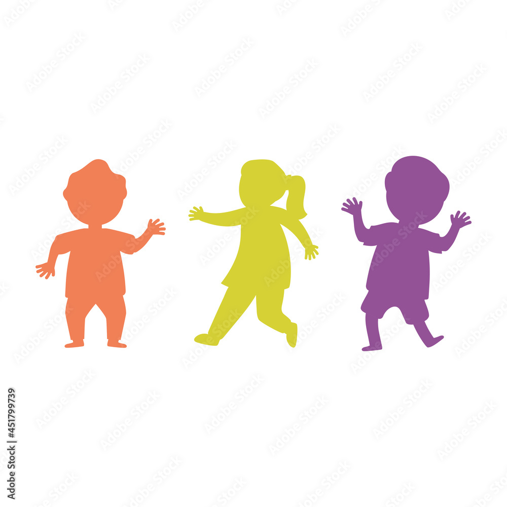 Children icon set design template illustration Stock Vector | Adobe Stock