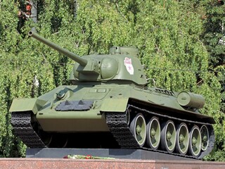 The legendary soviet t-34 tank