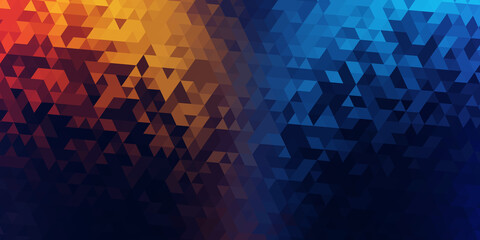 Poster - Pattern with simple shapes for your design.