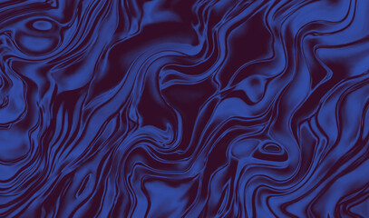 Liquid silky dark blue background.