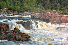 Great Falls Park. A Small National Park Service Site In Virginia, United States. 