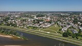 Fototapeta Miasto - survol d'Orléans et des bords de Loire