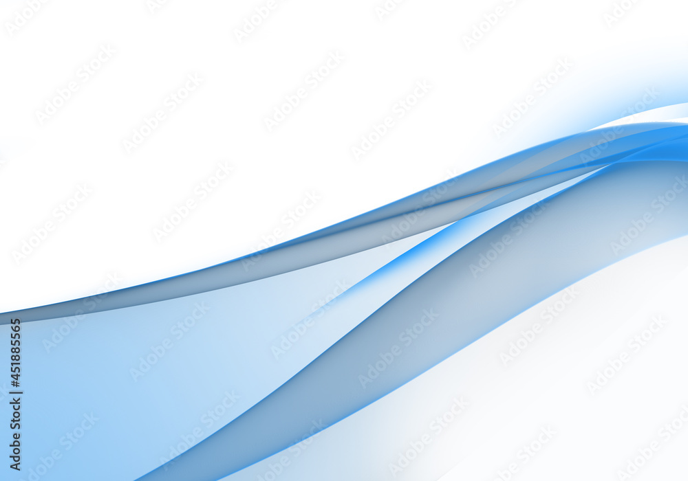 Abstract background waves. White and blue abstract background for wallpaper oder business card