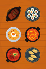 Poster - traditional korean food