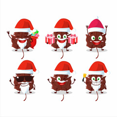 Sticker - Santa Claus emoticons with hawthorn leaf cartoon character