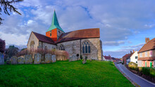 The Parish Church Of Saint Mary And Saint Gabriel, South Harting In West Sussex Within The South Downs National Park, UK