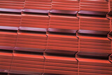 Fototapeta Dziecięca - roofing plant metal ceramic tiles roof coating metal profiles