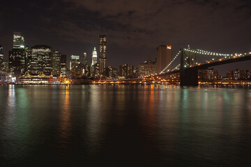 Poster - Beautiful shot of the Brooklyn Bridge in the USA