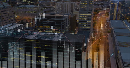 Poster - Graphs and city scape 