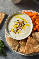 Poster - Homemade Organic Greek Yogurt Labneh Dip