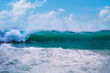 © SuperStock - Huge wave curling over and breaking during cyclone Ola