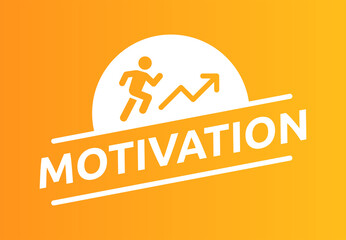 Motivation message in yellow background.