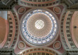 Basilica of San Gaudenzio, interior view of the famous dome. Novara, Piedmont, Italy