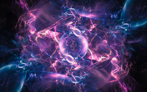 abstract illustration background image patterns in the form of lines and geometric shapes intersecting, intertwining in a chaotic manner for use in web design, computer graphics