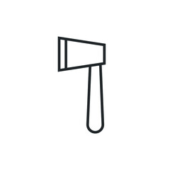 Poster - ax, chisel, hatchet isolated vector icon