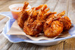 © DAVID - A view of a plate of coconut shrimp.