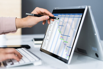 Poster - Gantt Project Management Chart Software