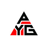 Fototapeta  - PYG triangle letter logo design with triangle shape. PYG triangle logo design monogram. PYG triangle vector logo template with red color. PYG triangular logo Simple, Elegant, and Luxurious Logo. PYG 
