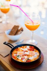 Wall Mural - Greek style shakshuka