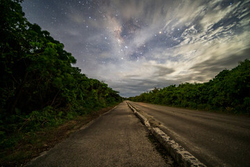 Wall Mural - starry night sky