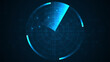 © natrot - Radar screen, Abstract technology background
