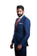 © Hamdan - A young man wearing suit on a white background