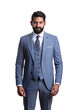 © Hamdan - A young man wearing suit on a white background