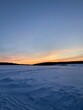 sunset over the sea