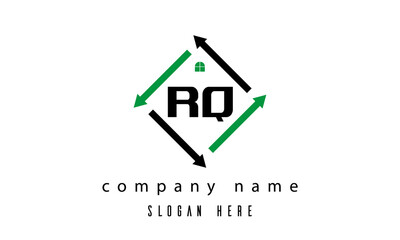 RQ creative real estate letter logo