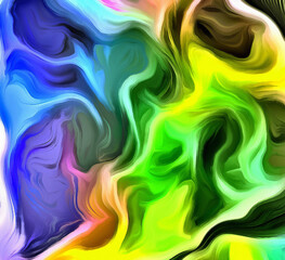 Wall Mural - abstract of color and lines