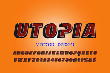 Fototapete - Abstract alphabet, digital modern fonts, Classic Lettering, Elegant font, Minimal Fashion Designs, Typeface, Typography, Lettering, Hand drawn, Script, handwritten, vector illustration
