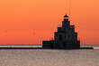 lighthouse on lake michigan