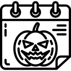 Wall Mural - Halloween line icon