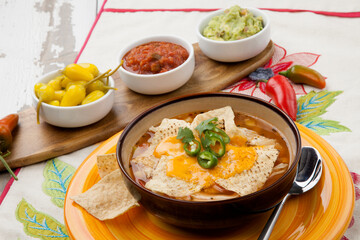 Wall Mural - Chicken Nacho Soup