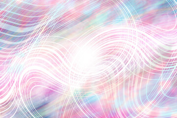 Wall Mural - Light pastel abstract energy, aura, fantasy blur background - purple, pink, white, green, orange, white light - large