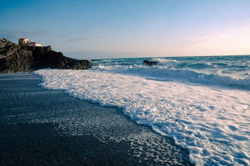 beach at sunset