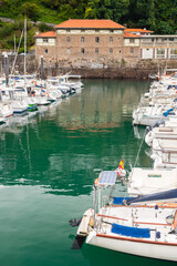 Wall Mural - View of Mutriku in Basque Country