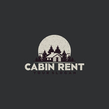 Moon Forest View With Cabin For Village House Rent Logo