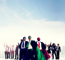 Canvas Print - Business People Corporate Celebration Success Concept