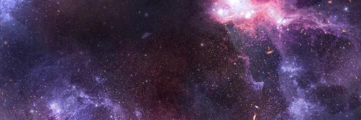 Poster - Galaxy in space textured background