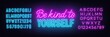 © TanyaFox - Be kind to yourself neon sign on brick wall background.