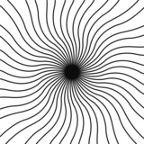 Fototapeta Do przedpokoju - Beam style optical spiral illusion background. Vector 