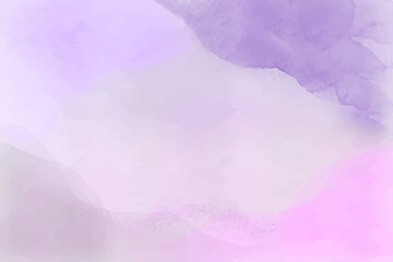 Wall Mural - purple pink watercolor vector abstract background, hand drawn, vector illustration