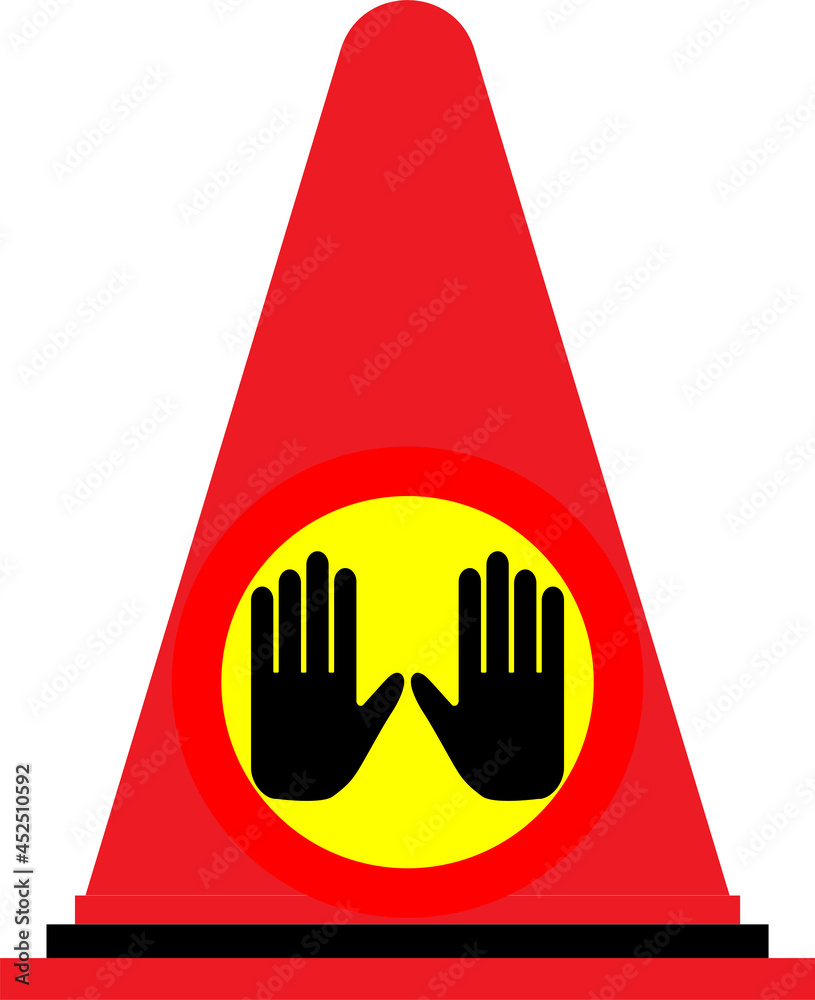 アイコン 警告 禁止 入るな 表示 Stock Vector | Adobe Stock