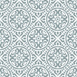 Portuguese azulejo ceramic tile seamless pattern. Mediterranean traditional ornament. Italian pottery or spanish majolica.