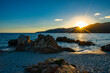 Sonnenuntergang am Plage de Cupabia - Korsika